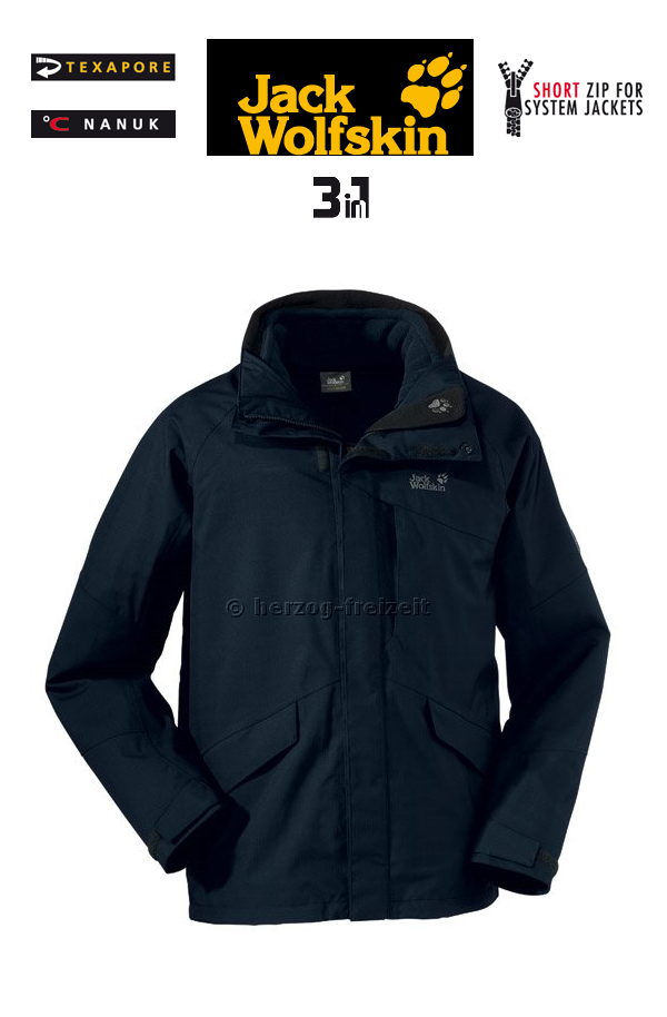 Calgary Jacket Men Jack Wolfskin Herren Doppeljacke
