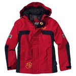 Boys Topaz Jacket Jack Wolfskin Gr.128 tango red