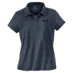 Nature Polo Women Jack Wolfskin Gr.XL grey heather
