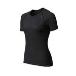 Lady Shirt s/ s crew neck Cubic Odlo Gr.2 (XS) ebony