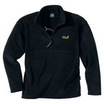 Rebel Original Men Jack Wolfskin Fleecepulli Gr.L black