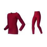 Set Shirt l/s pants long warm Kids Odlo Gr.104 red str.