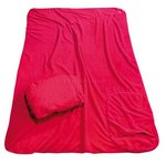 Laska Blanket Vaude Kuschelfleecedecke 145x200cm raspb.