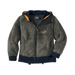 Kids Hooded Highloft Jkt Jack Wolfskin Gr.104 granite