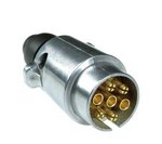 Adapterstecker 7 Polig, 12 volt, Metallgehäuse