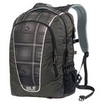 Rucksack J-Pack XT stone checks Jack Wolfskin geräumig