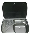 Dometic Sp&uuml;lbecken mit Glasabdeckung ca. 60 x 44,5 cm