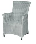 Geflechtsessel Modena white- shell