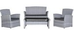 Meran Set II 4tlg 2 Sessel,+1 Bank,+1 Tisch
