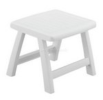 Hocker Roma von Kettler Kunststoff weiß