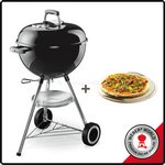 One- Touch Original 57cm Black inkl Pizzastein 10017