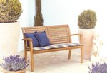 Bank BANGKOK 2-sitzig Shoreaholz 129 cm