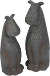 Nilpferd Duo Granit grau die Deko für Ihren Garten