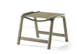 Hocker CHALET champ/natur Alu/Textilux UV-stabil
