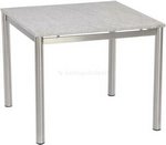 Granitplatte grau gebürstet 90x90cm 100075