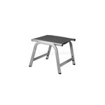 Hocker Basic Plus silber / anthrazit Alu/ Textil. von Kettler
