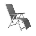 Kettler Relax - Liege / Sessel Basic Plus silber/anth Alu/Textilene