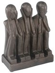 3 Figuren- Set aus bronze schöne Geschenkidee zum Fest