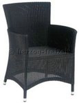 Sessel Melbourne Gefl. schwarz Loomopt, 419220