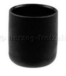 Fußkappenset-Bodenschoner MWH schwarz oval 38x25 mm