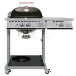 Paris Deluxe Gaskugelgrill schwarz 18.127.15 Outdoorchef