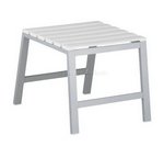 Hocker Rasmus Kettler 0100703- 0520 silber /  weiß