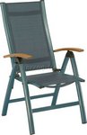Klappsessel APOLLO braun/graphit/Teakarml. von Stern