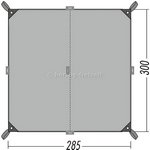 Tarp 2 - Simple Tatonka Farbe assorted 2.85 x 3.00 m
