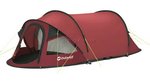 Trekkingzelt Tunnelzelt Fusion 300 Outwell rot Modell 2010