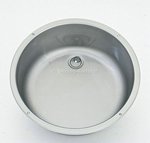 Rund - Sp&uuml;lbecken SMEV 928 mit Ablaufgarnitur &oslash; 40 cm