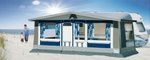 Wohnwagen Vorzelt Chalet DC blue Gr.4 HERZOG