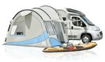 Reisemobil Vorzelt Globus 385 x 240cm Gr.1 Herzog