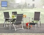 Gartenmöbelgruppe Hyatt Alu/ Textilene/ Glas AKTION