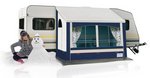 Wohnwagen Teilzelt Kaprun DC 150 HERZOG Wintervorzelt
