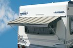 Markise für Wohnwagen Trevira-PVC Fb. grau-gelb 80x180cm