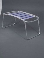 Aluminium Beinauflage von Belsol Farbe azur
