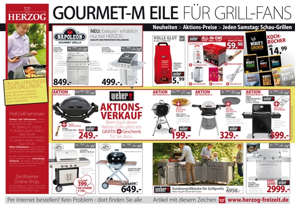 Besuchen Sie die Grillmeile und sichern Sie sich Ihr Schnäppchen Besuchen Sie die Grillmeile und sichern Sie sich Ihr Schnäppchen