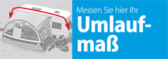 Vorzeltfinder - Suche nach Umlaufmaß 