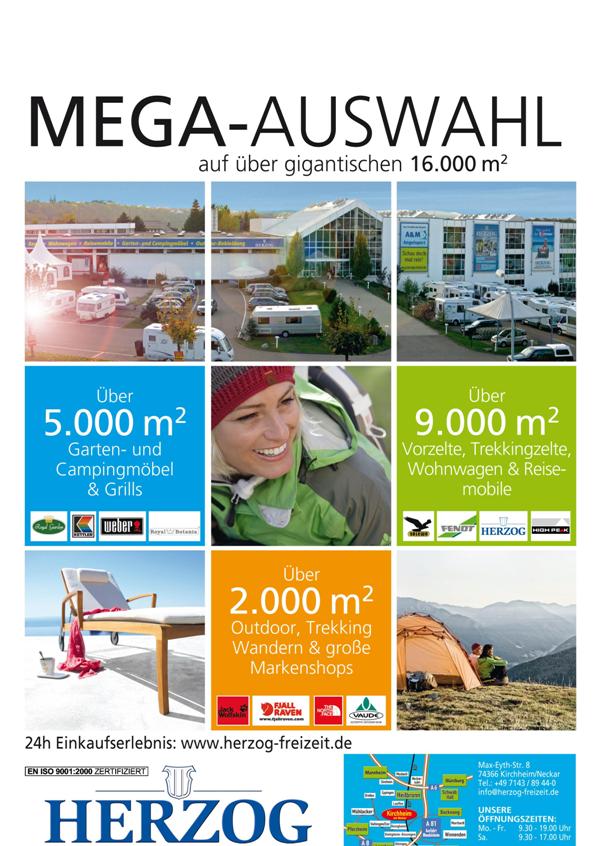 Mega Auswahl bei Herzog-Camping