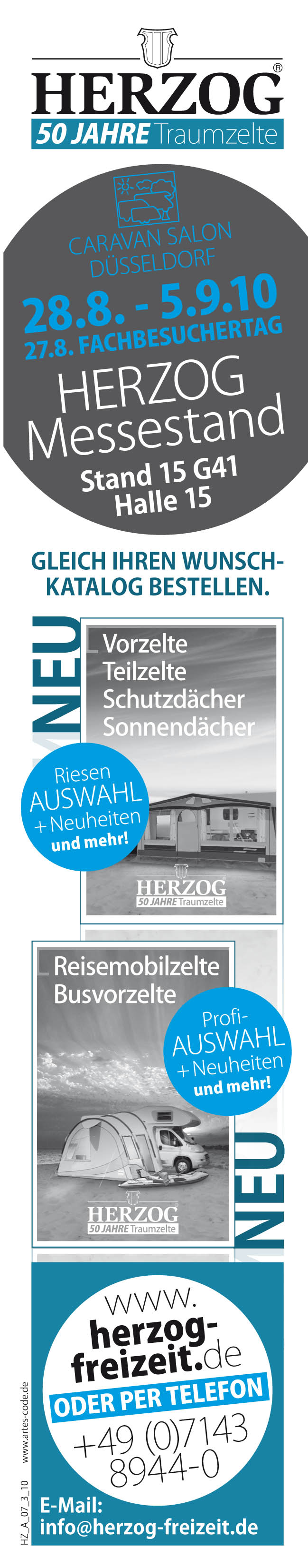 Messe Düsseldorf - Herzog stellt aus